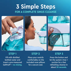 Naväge batteries powering the nasal care system for reliable use