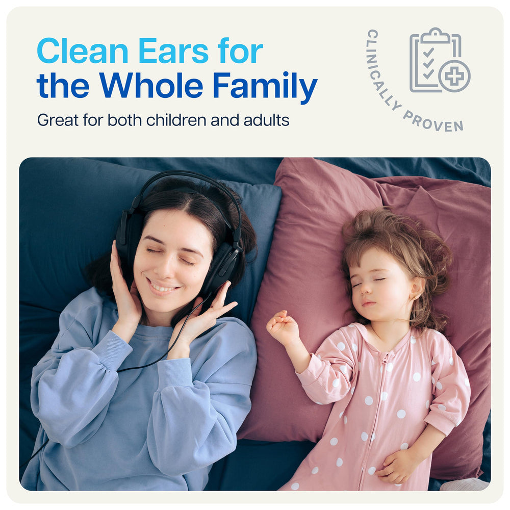 Naveh Pharma CleanEars Baby non-irritant formula protects delicate ears.