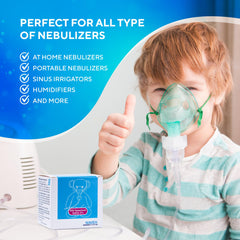 Box showing 25 single-use vials for convenient care