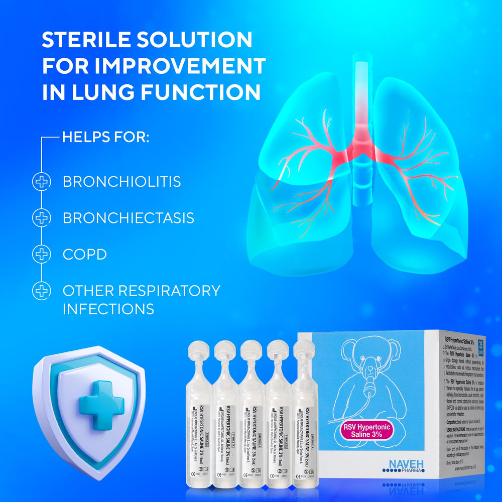 Misted breath scene with RSV saline for child-friendly relief