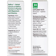 NAVEH PHARMA Saffrox saffron ingredients overview.
