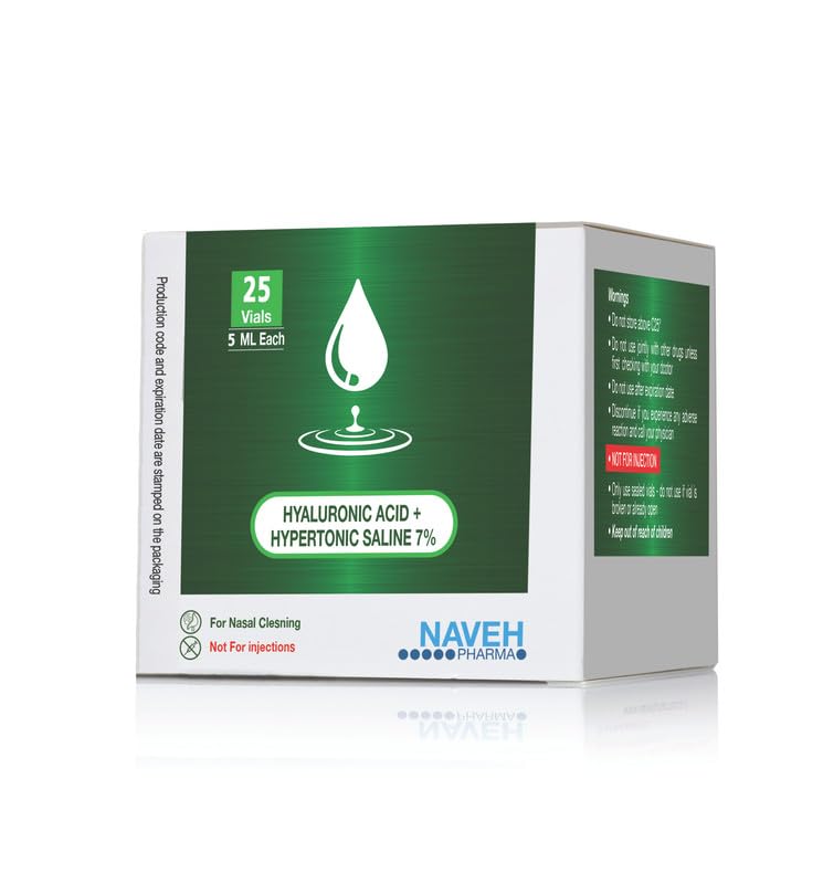 NAVEH PHARMA Nebuliz ampoules close-up for precise, ready-to-use dosing.
