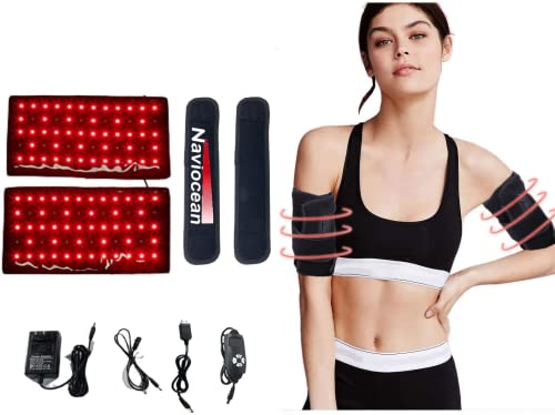 Naviocean arm belt setup for convenient red light therapy on joints and muscles