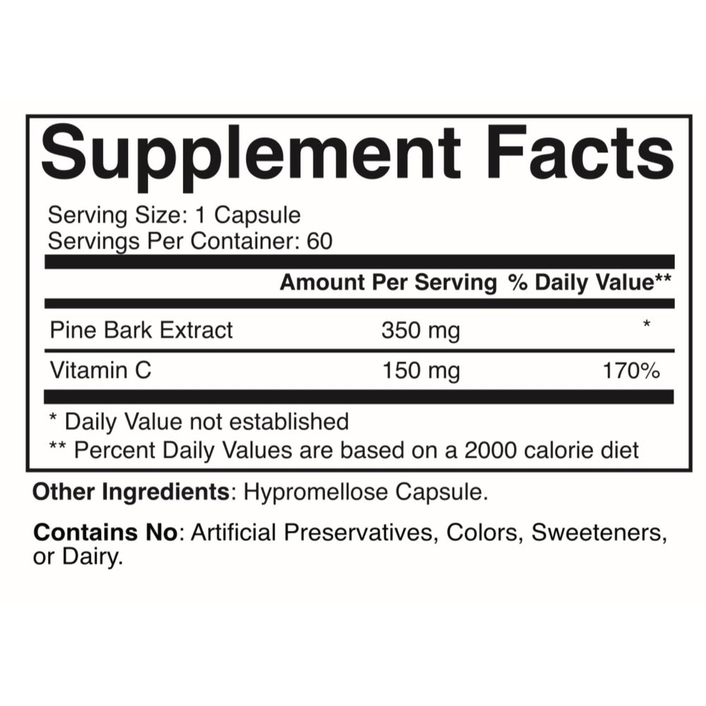 Navitol capsules close-up highlighting pine bark extract for cognitive balance.