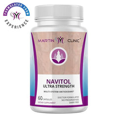 Navitol capsules on a modern desk setup for daily cognitive support.