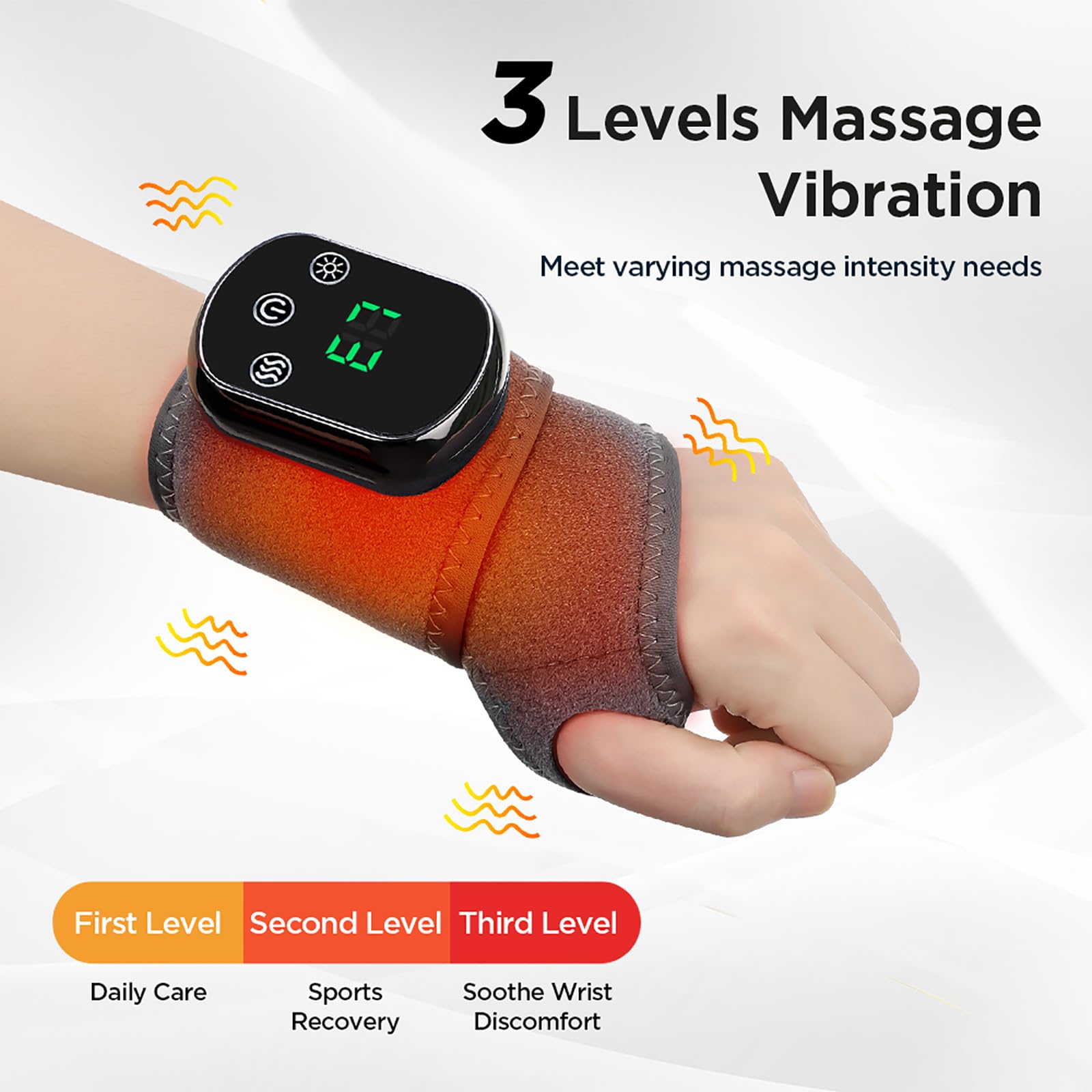 Naxir Hand Revive Massager three vibration modes for relaxed wrists