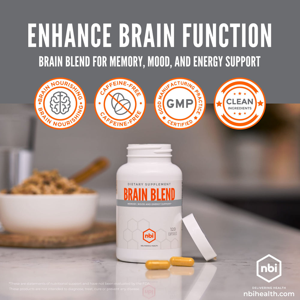 Huperzine A component visible in NBI Brain Blend supplement image
