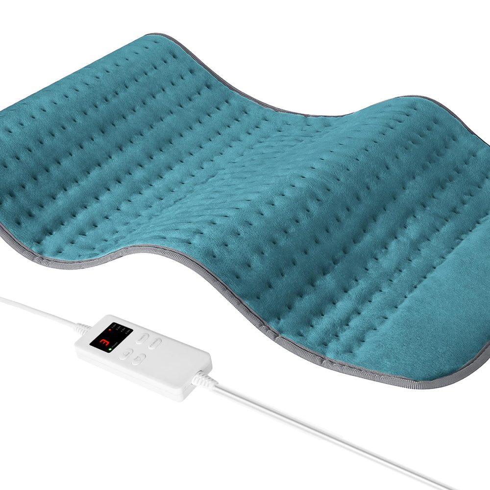 NBKLS heating pad for back relief with plush surface and quick warm-up