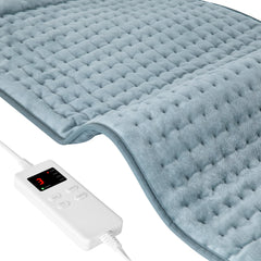 NBKLS back-weighted heating pad delivers cozy warmth for soothing back comfort.