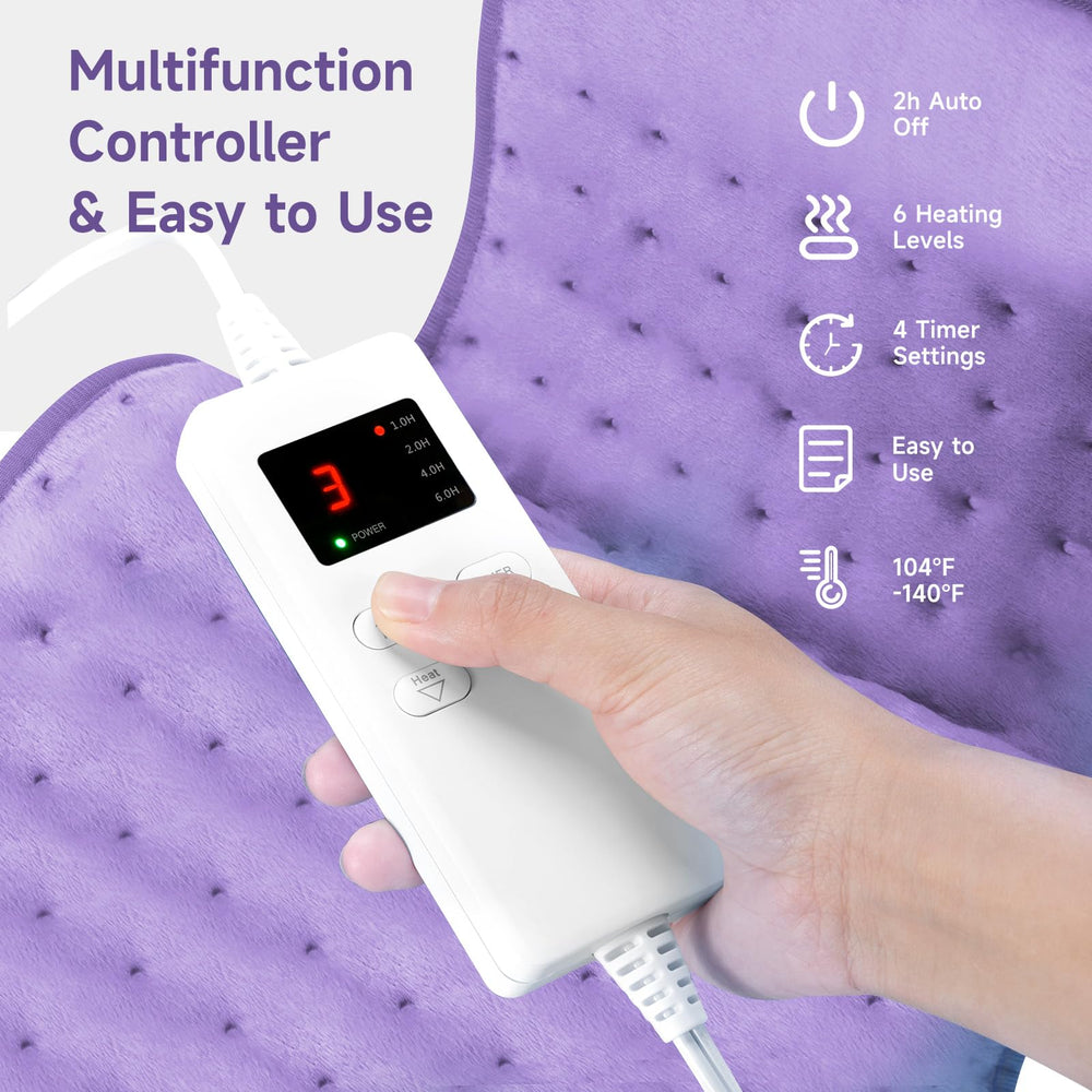 NBKLS heating pad with moist/dry options for versatile therapy