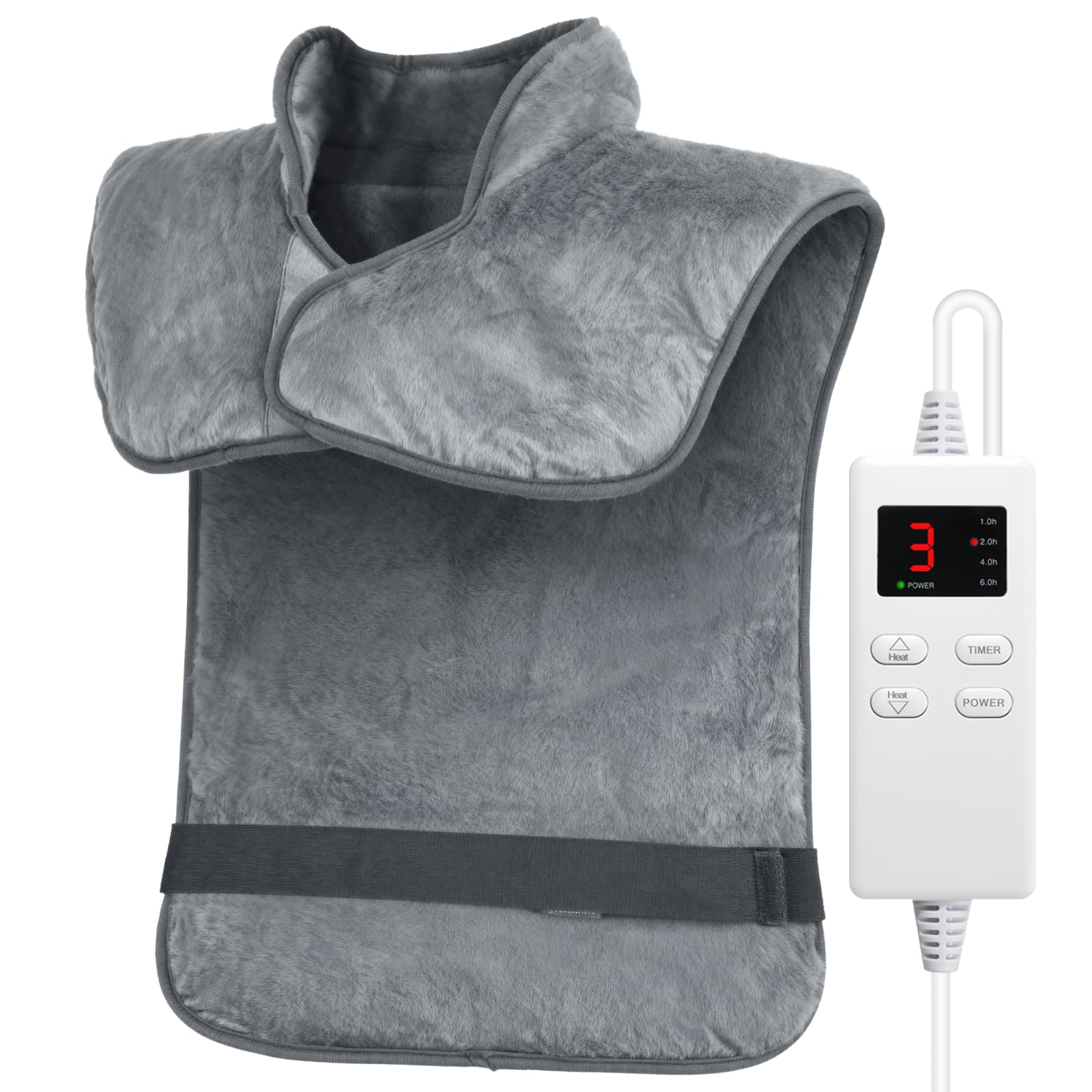 NBKLS heating pad for neck, shoulders, and back provides soothing heat therapy.