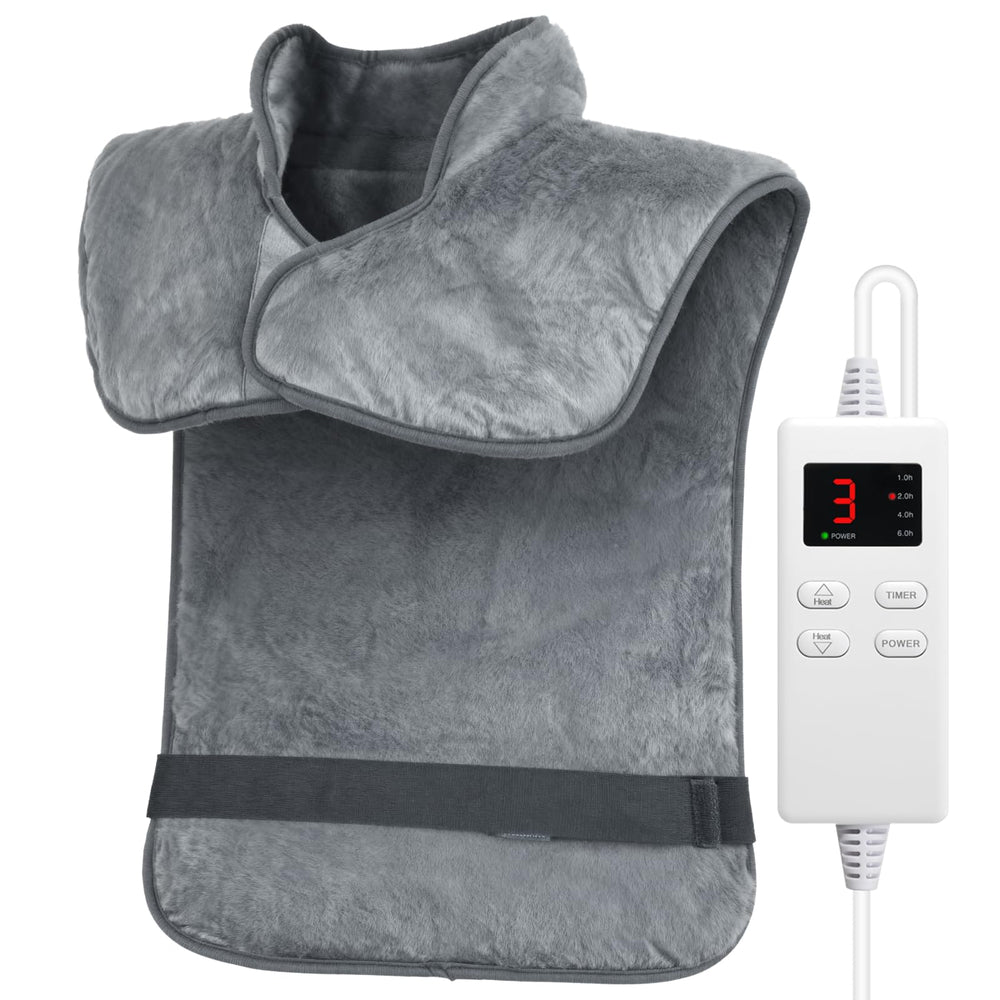NBKLS heating pad for neck, shoulders, and back provides soothing heat therapy.