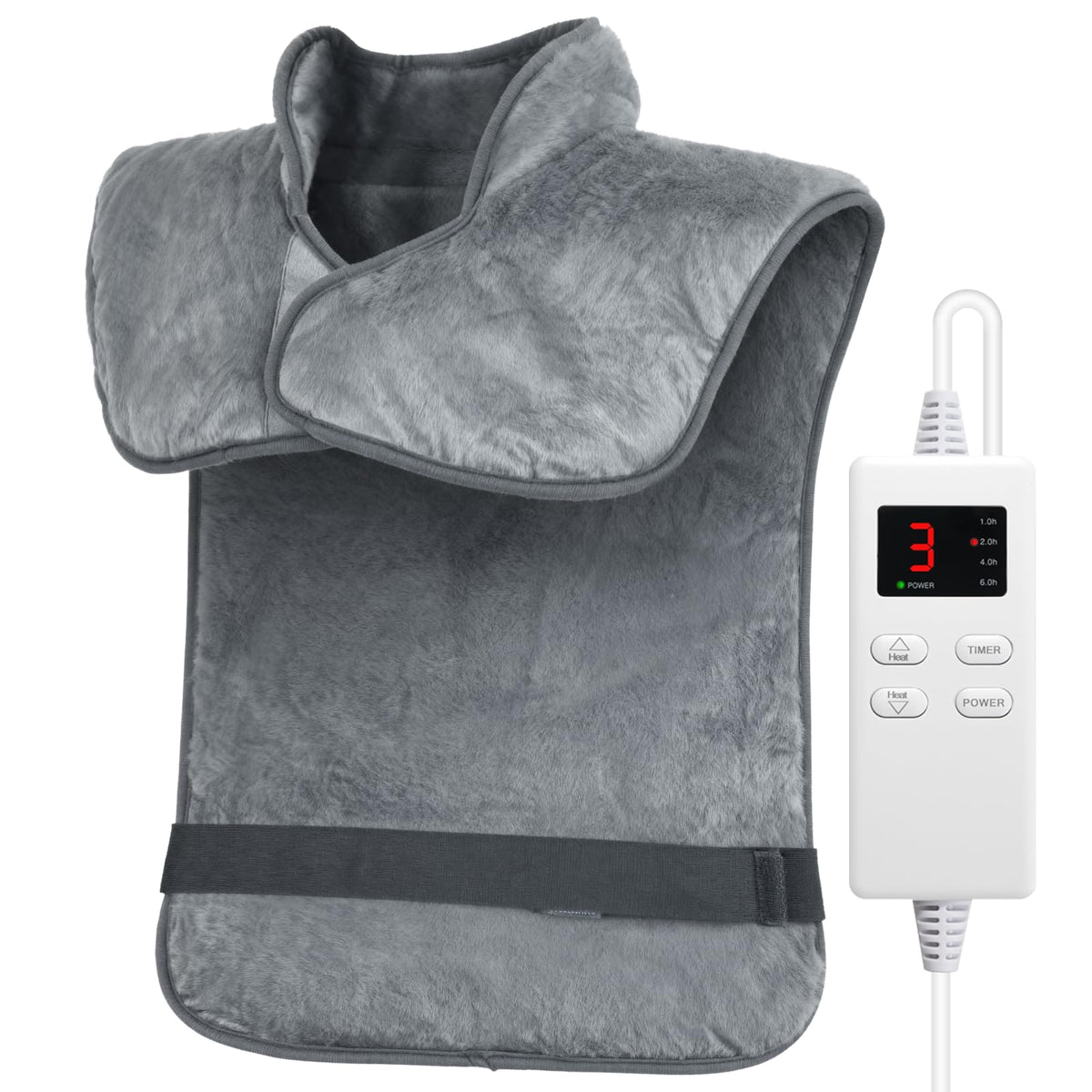 NBKLS heating pad for neck, shoulders, and back provides soothing heat therapy.