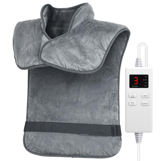 NBKLS heating pad for neck, shoulders, and back provides soothing heat therapy.