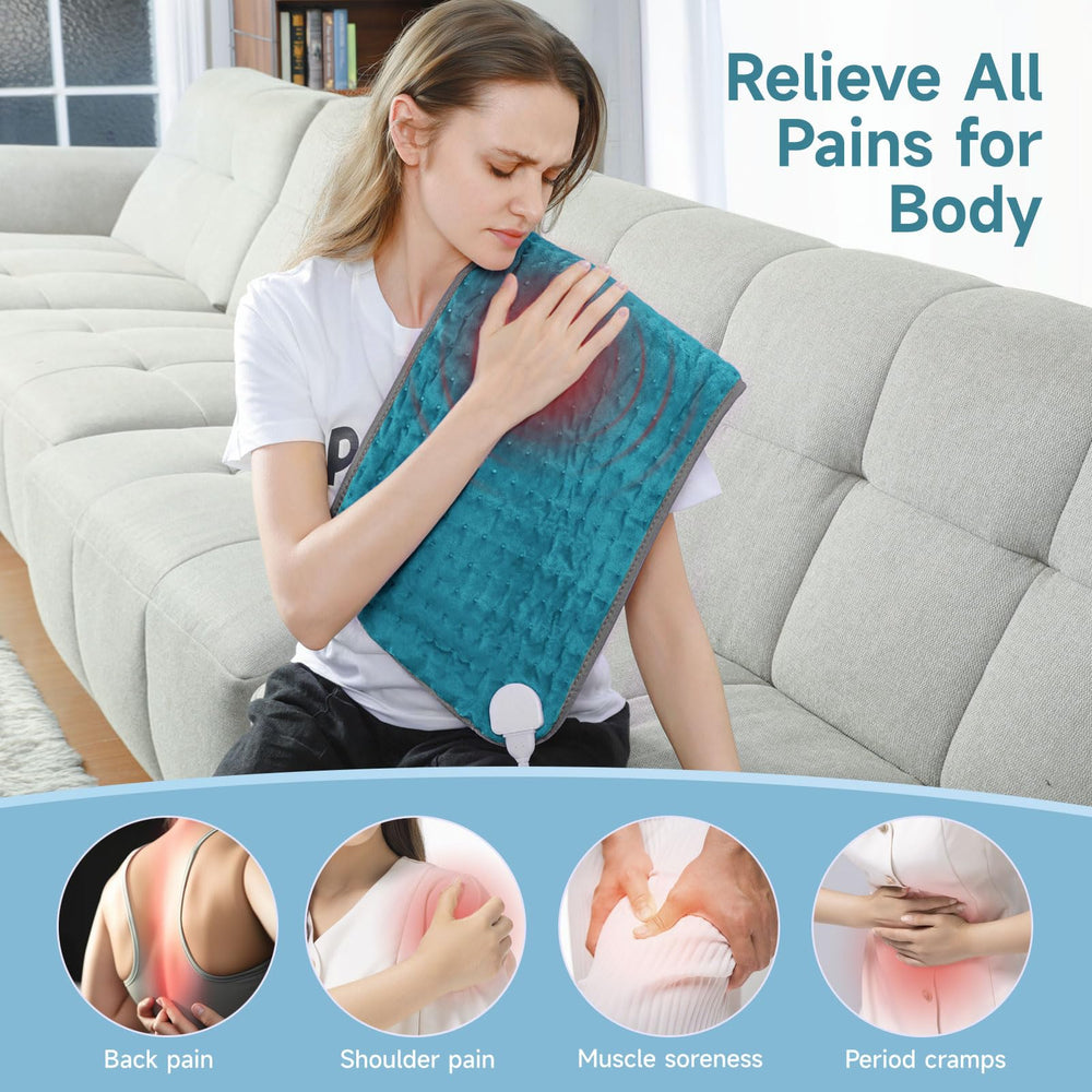 NBKLS heating pad soft plush material for gentle everyday relief