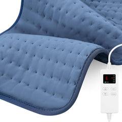 NBKLS heating pad with soft plush offers moist or dry heat for targeted relief