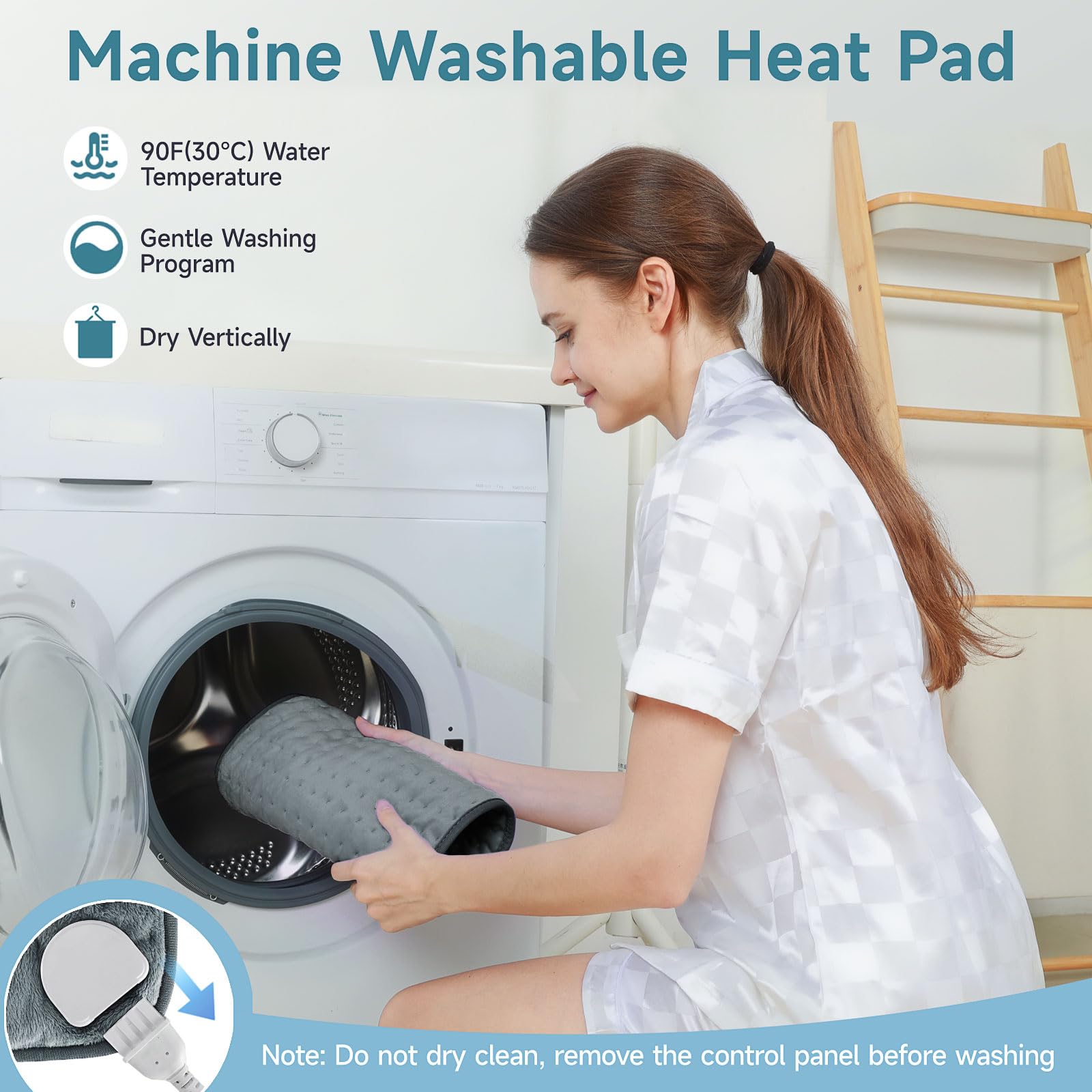 NBKLS moist and dry heat setup for versatile warmth options