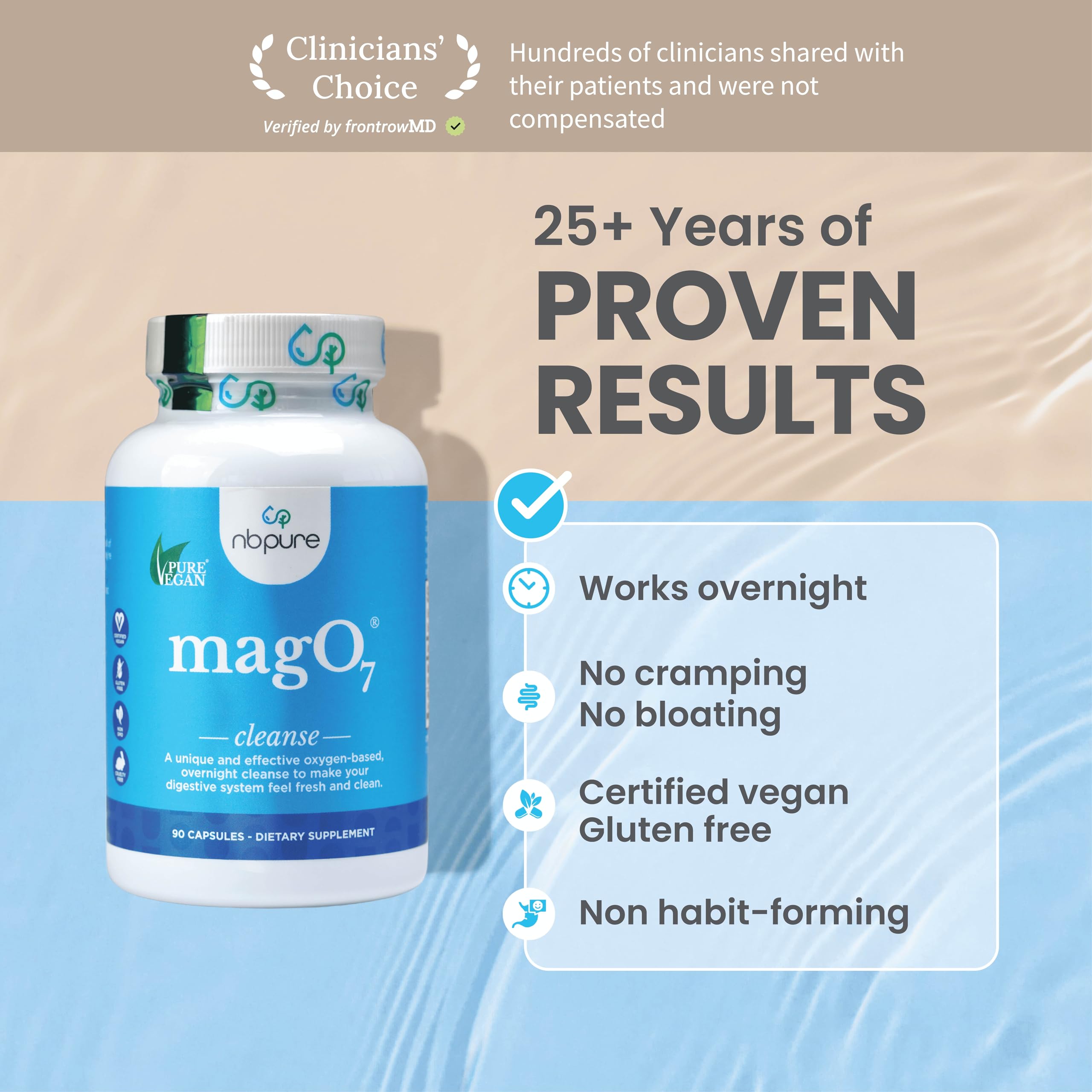 nbpure MagO7 packaging box with 90 capsules
