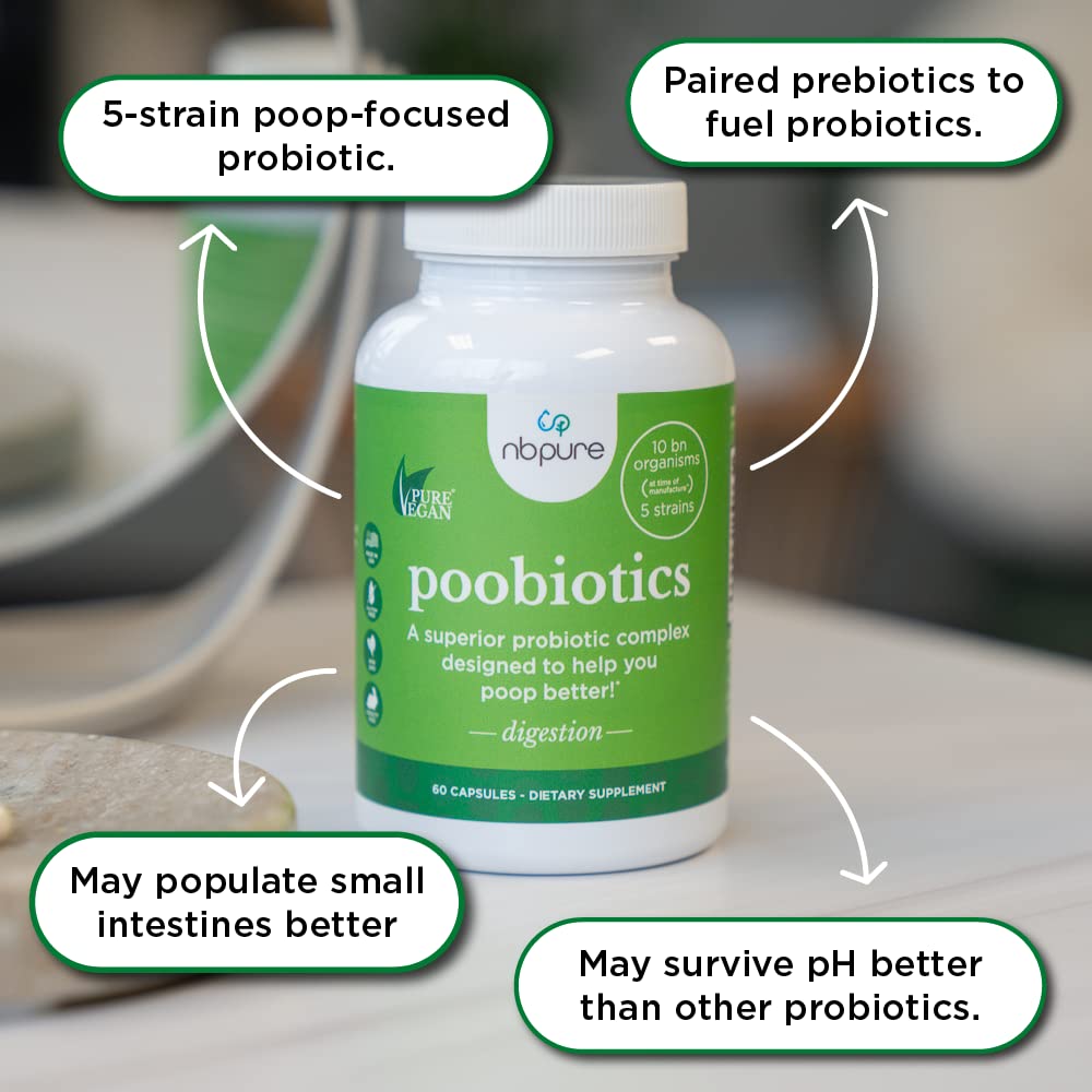 nbpure Poobiotics IBS relief capsule showcases potential to ease IBS-C and IBS-D symptoms.