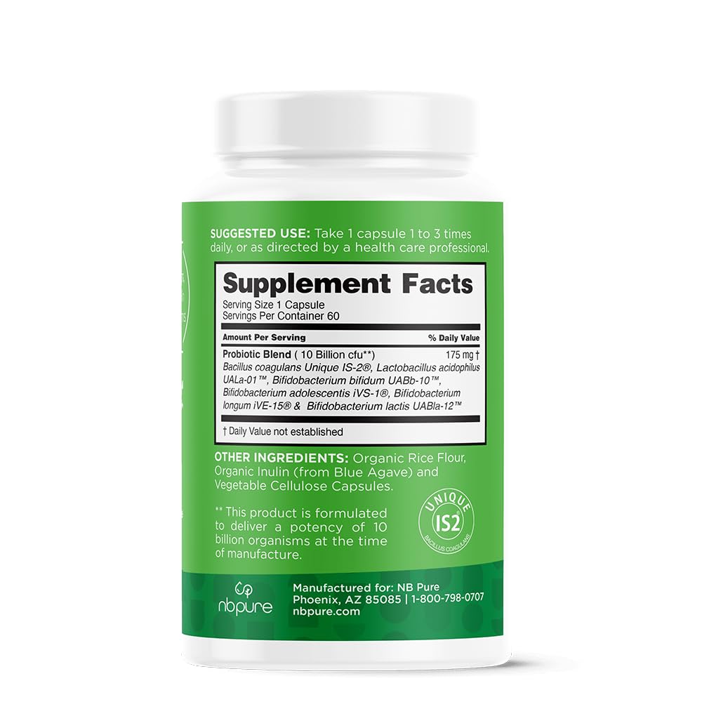 nbpure Poobiotics vegan pre & probiotic emphasizes plant-based simplicity for mindful gut care.