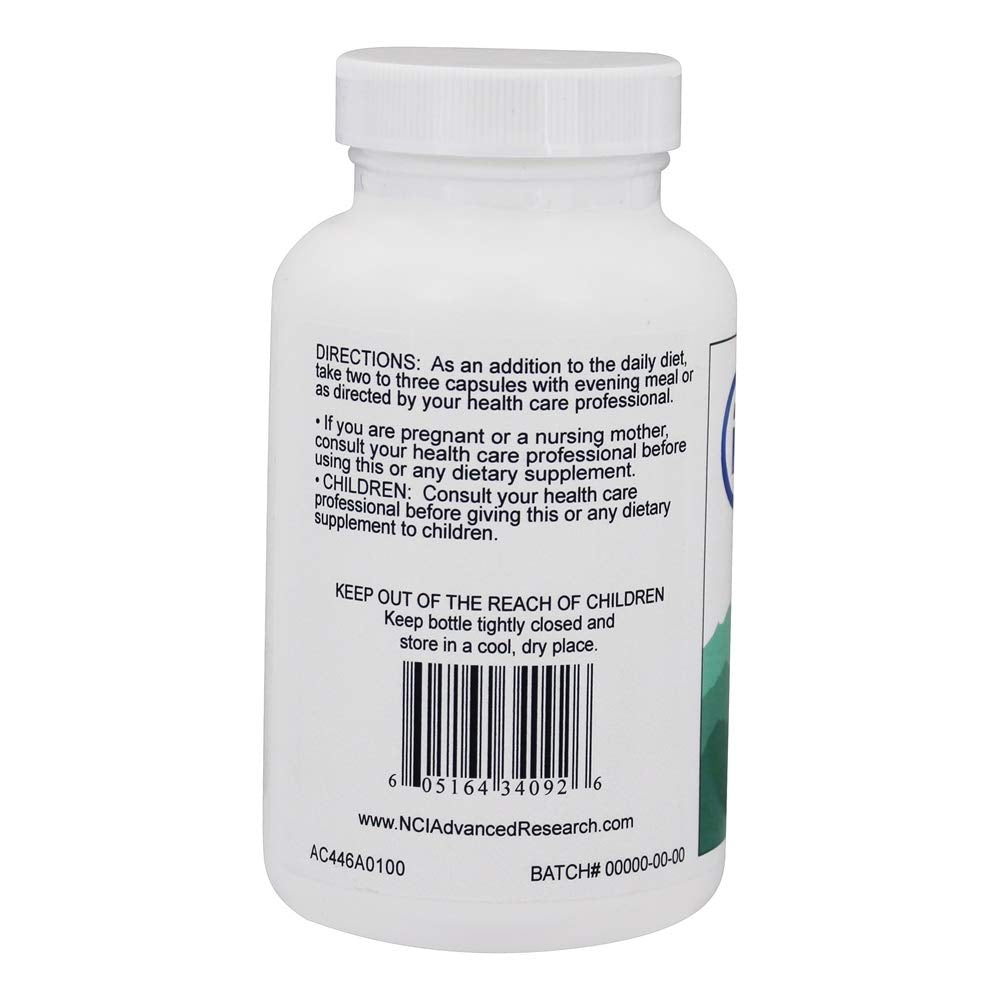NCI Advanced Research calcium orotate bottle pour demonstrates easy daily dosage
