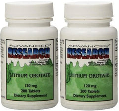 NCI Advanced Research Dr Hans Nieper lithium orotate tablets bottle for mood support and cognitive function