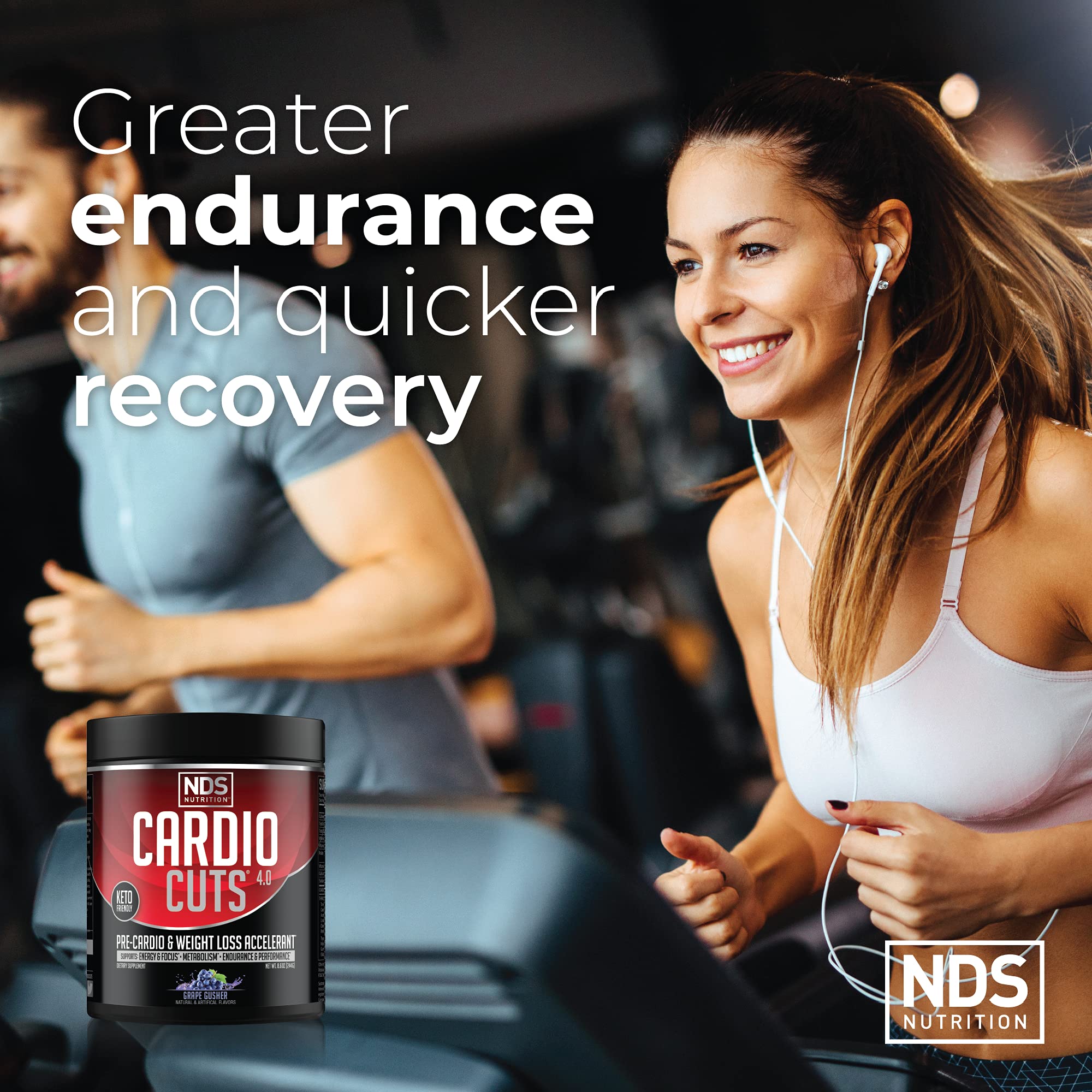 Glutamine and BCAAs blend from Cardio Cuts 4.0 for quicker recovery after cardio.