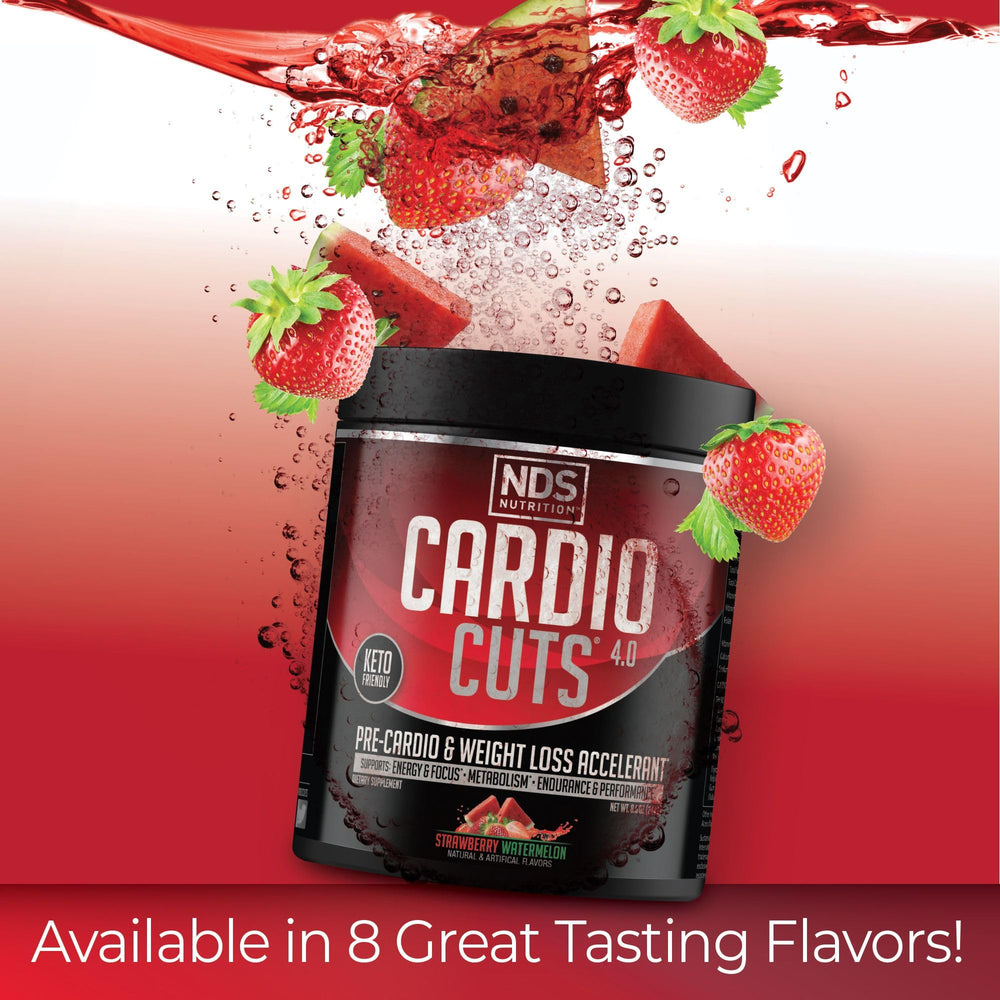 Keto-friendly positioning of Cardio Cuts 4.0 packaging.