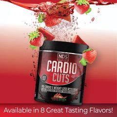 Keto-friendly positioning of Cardio Cuts 4.0 packaging.