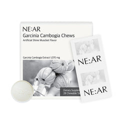 NE:AR Garcinia Cambogia Chews packaging with Shine Muscat flavor for daily use