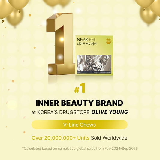 NE:AR V-Line packaging closeup with premium Nexira ingredients