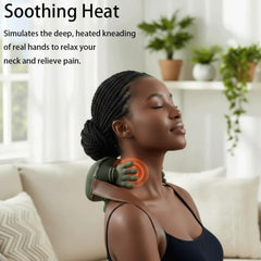Wireless portable design delivers strong massage pressure.