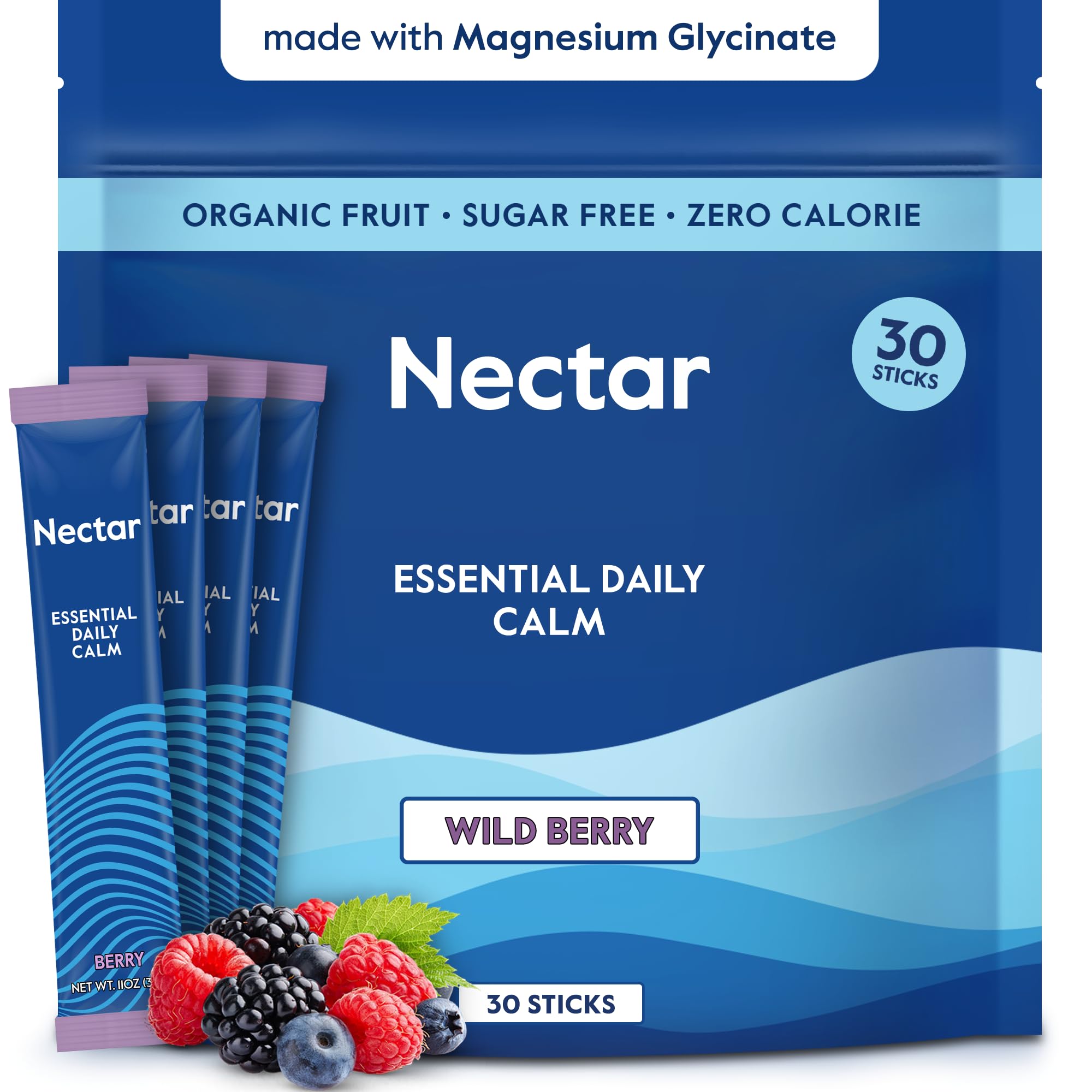 Nectar Calm bottle pour signals relaxing evening ritual.