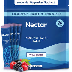 Nectar Calm bottle pour signals relaxing evening ritual.