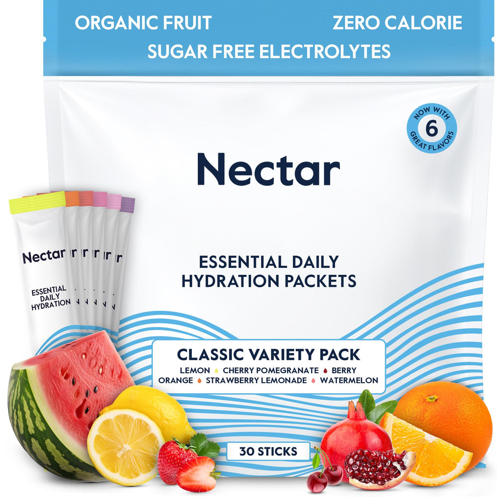 Nectar Hydration Packets bottle for convenient zero-calorie hydration on the go