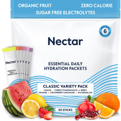 Nectar Hydration Packets bottle for convenient zero-calorie hydration on the go