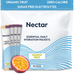 Nectar Hydration Packets Passion Fruit packaging for convenient daily hydration