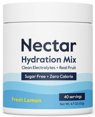 Nectar sugar free electrolytes powder tub lemon for daily hydration