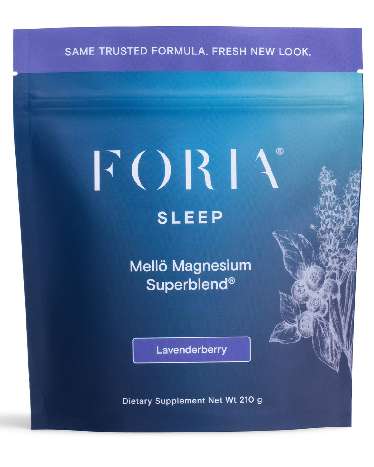 Ned mellö bottle shows lavenderberry magnesium powder for nightly calm.