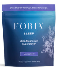 Ned mellö bottle shows lavenderberry magnesium powder for nightly calm.