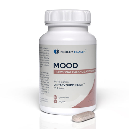 Nedley Health Mood bottle front for daily emotional balance.
