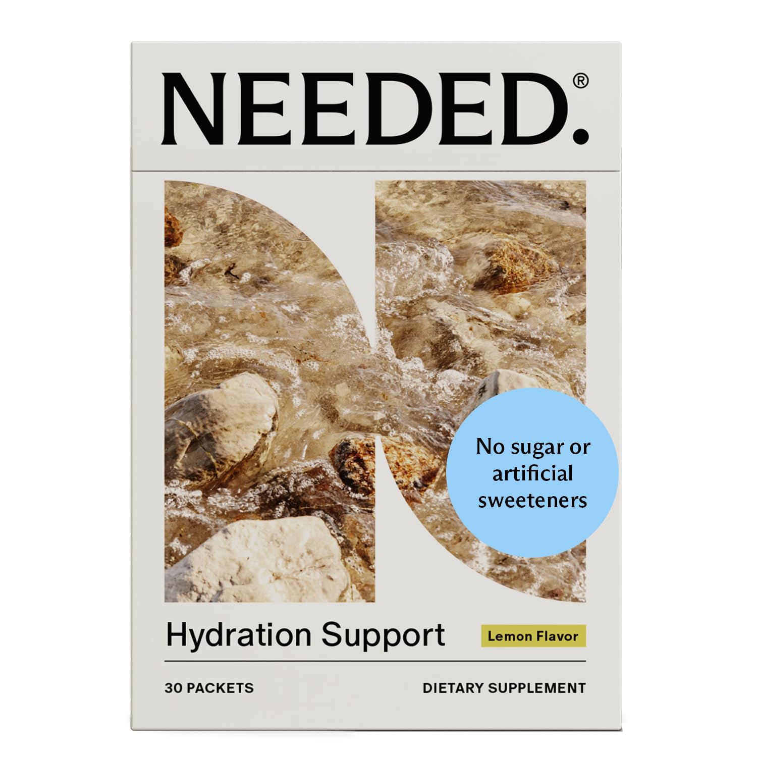 Needed Hydration lemon bottle-pour delivers refreshing electrolyte balance on the go.