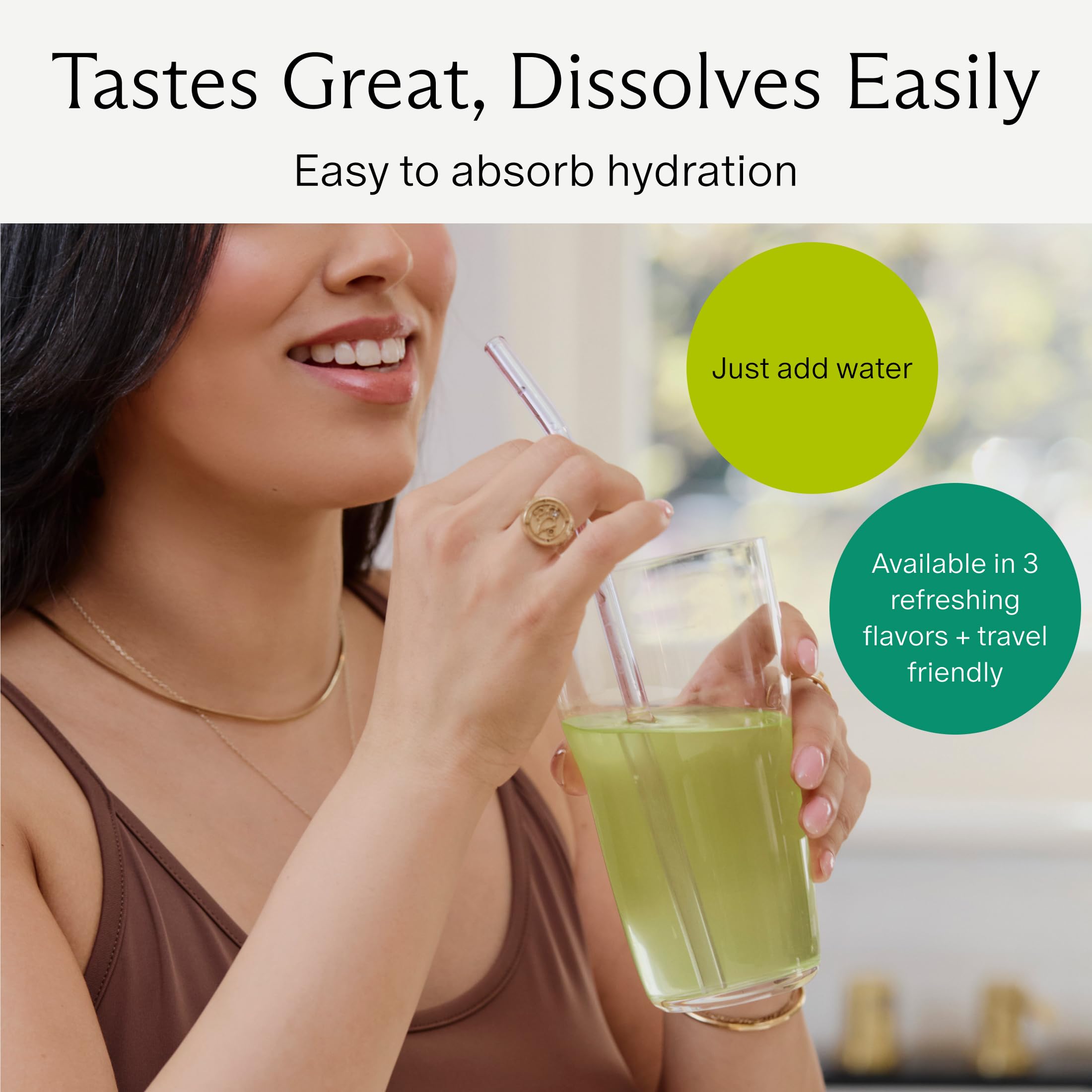 Needed Hydration packets pour into glass demonstrating quick rehydration after activity.