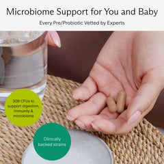 Needed mother baby microbiome balance capsules promoting healthy gut and skin