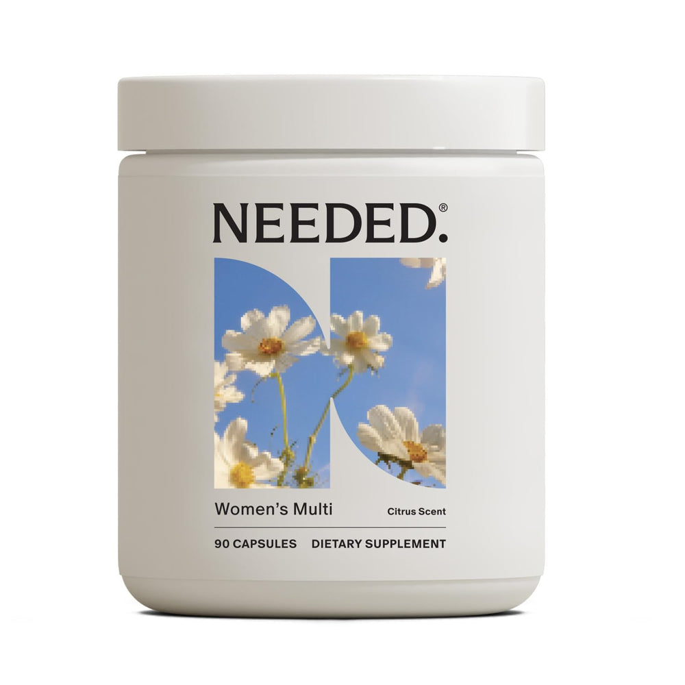 Needed Women’s Multivitamin bottle for daily wellness and balance.