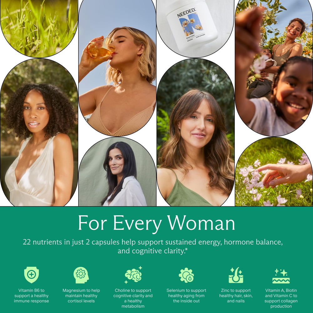 Needed Women’s Multivitamin packaging front view