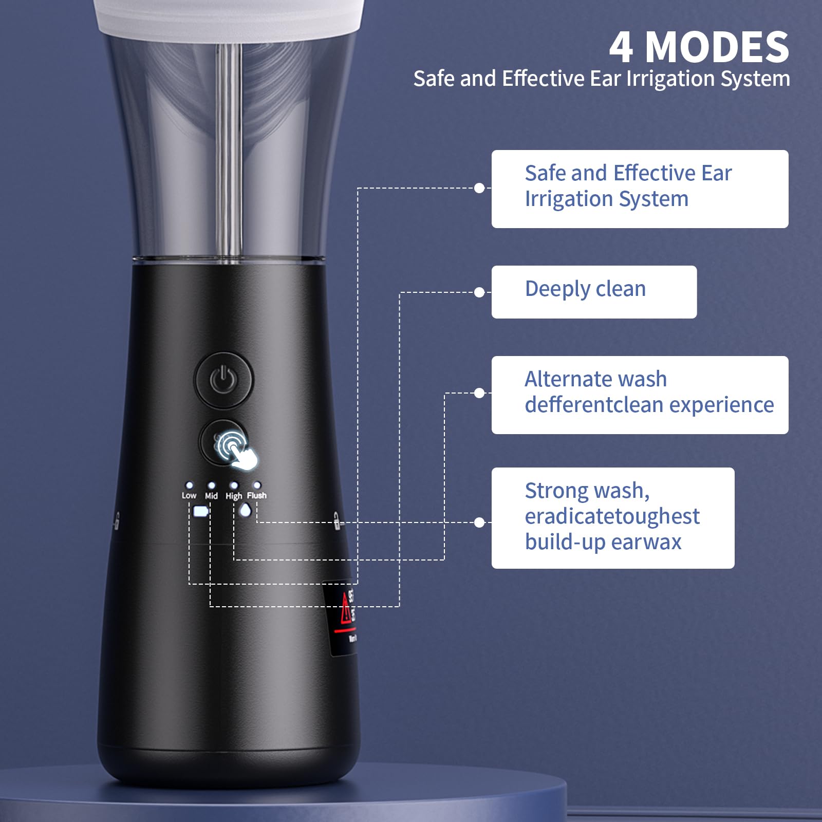 NEGAHU at-home-use-design fits neatly in bathroom or vanity space