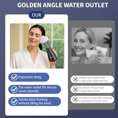 NEGAHU wastewater-drain-tilt-design simplifies disposal after cleansing