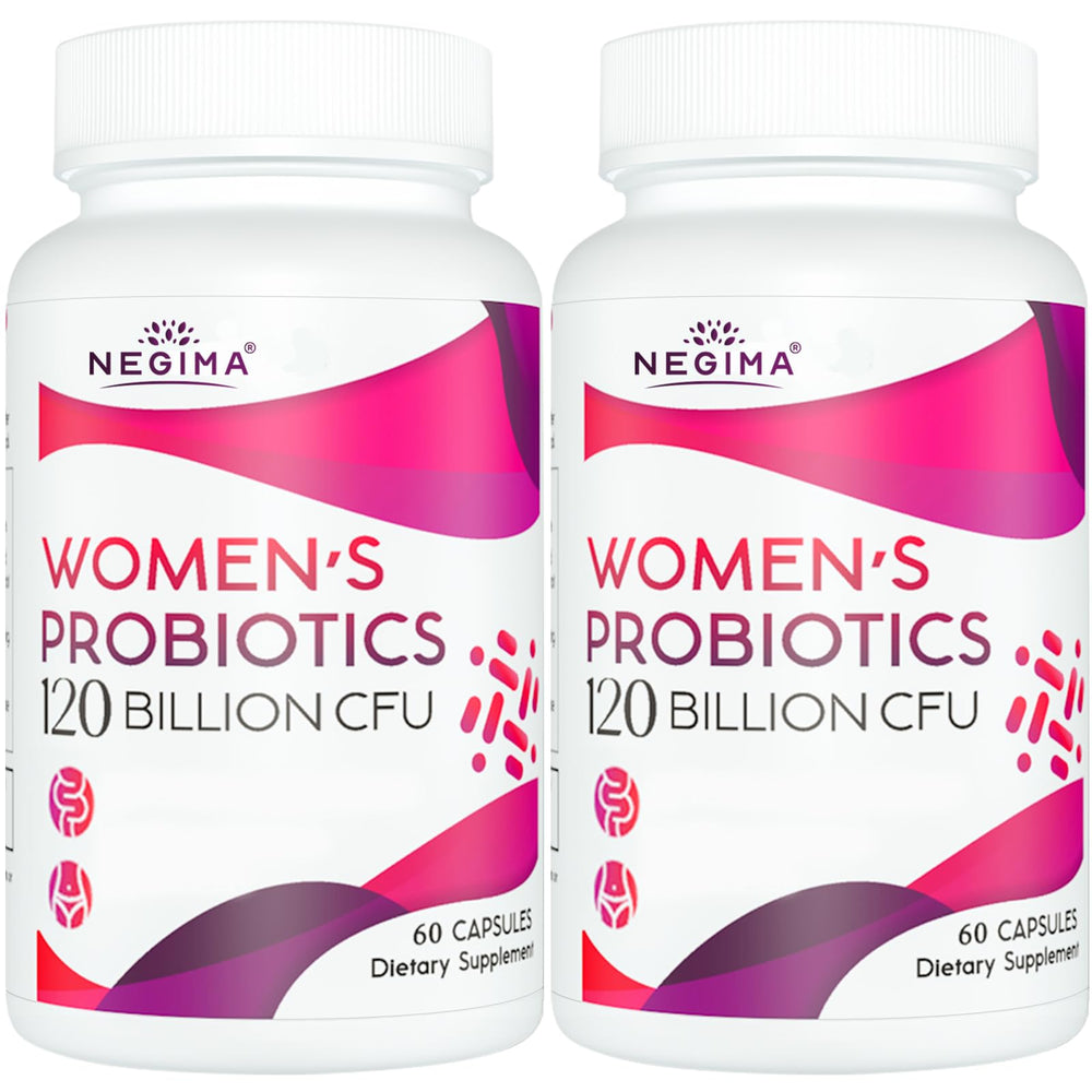 Negima Menopause bottle of probiotics supports gut health and menopausal comfort