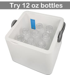 NEHOO 7-liter ice bucket stores sufficient ice for hours of therapy.
